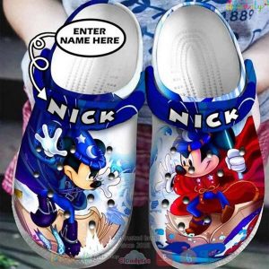 Disney Mickey Mouse Wizard Custom Name Crocs