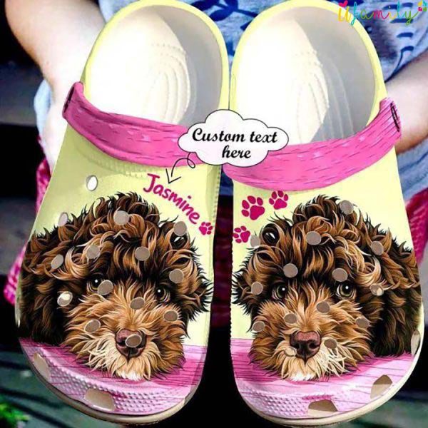 Personalized Labradoodle Fur Baby Crocs