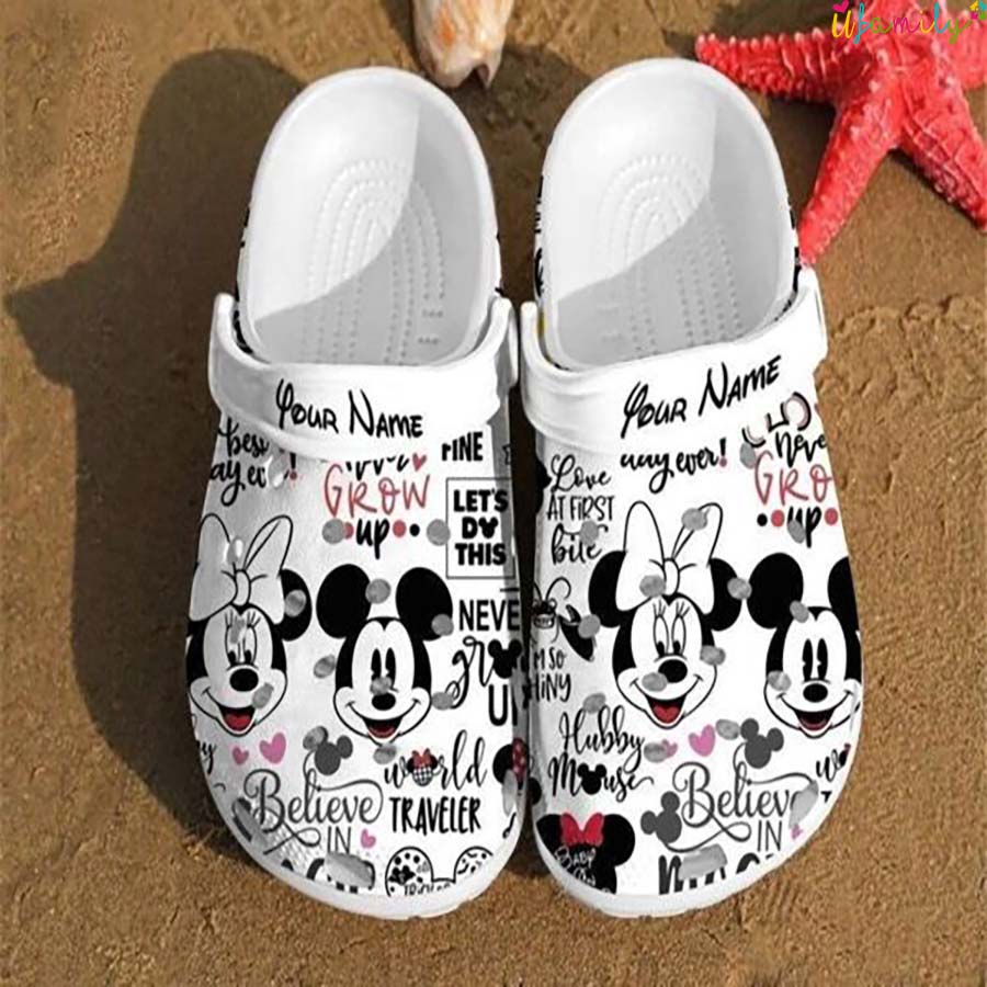 Mickey Mouse Custom Name Crocs