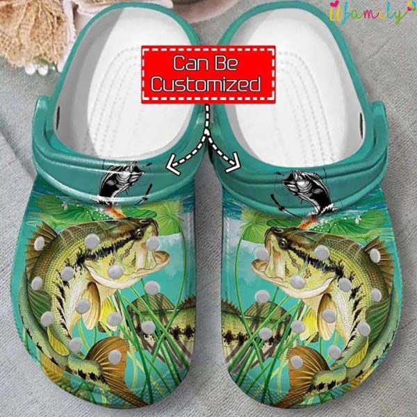 Personalized Largemouth Bass Crocs