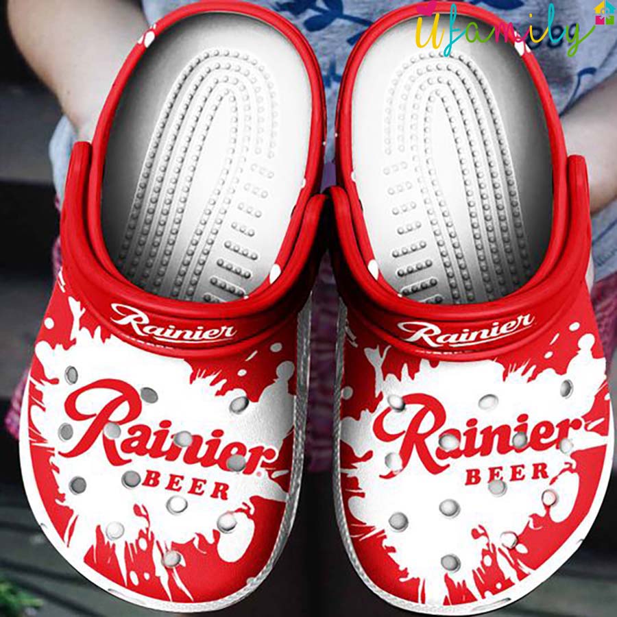 Rainier Beer Crocs