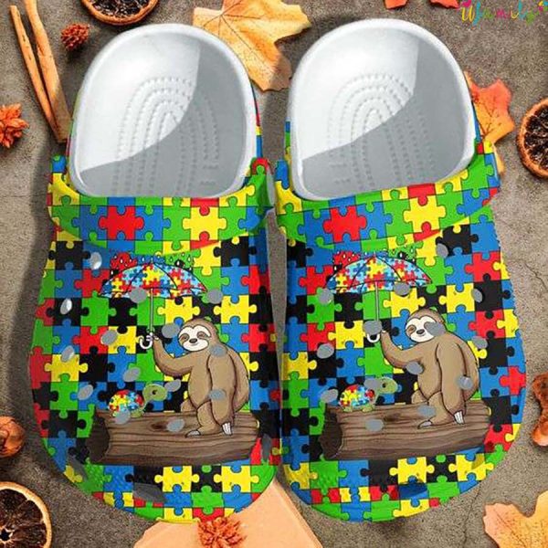 Sloth And Turtle Puzzle Pieces Crocs