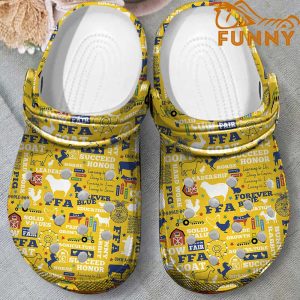 Agriculture FFA Yellow Crocs 2