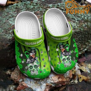 Green Butterfly Girl Crocs 2