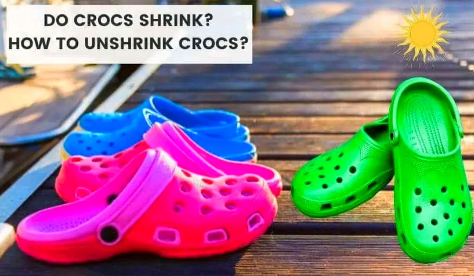 Do Crocs Shrink? How To Unshrink Crocs ? - Discover Comfort And Style ...