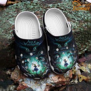 Alice In WonderLand Cat Crocs 2