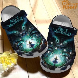 Alice In WonderLand Cat Crocs 3