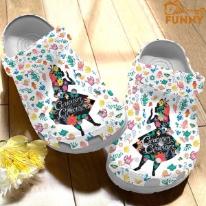 Alice In Wonderland Floral Crocs 3