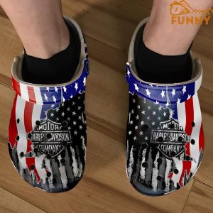 American Bike Flag Crocs