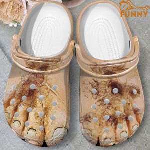 Big Old Hairy Feet Crocs Clog Shoes