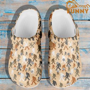 Camping Bigfoot Crocs Crocband Shoes 1