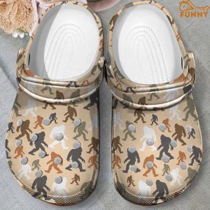 Camping Bigfoot Crocs Crocband Shoes 4
