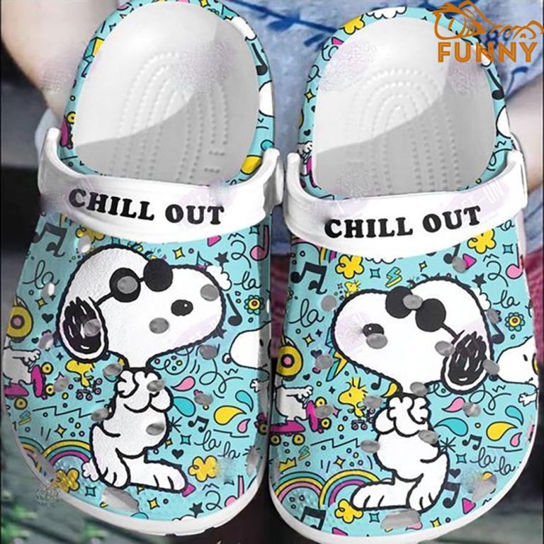 Chill Out Snoopy Crocs - Step into style with Funny Crocs
