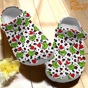 Christmas Grinch Pattern Crocs 1