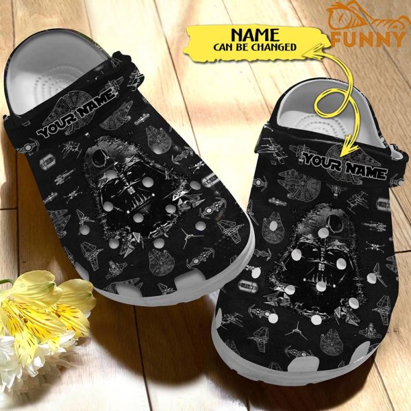 Custom Darth Vader Crocs - Discover Comfort And Style Clog Shoes With ...