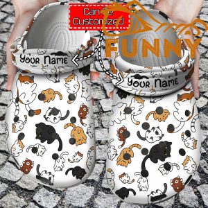 Customized Cat Crocs Classic Clog, Gift For Cat Lovers