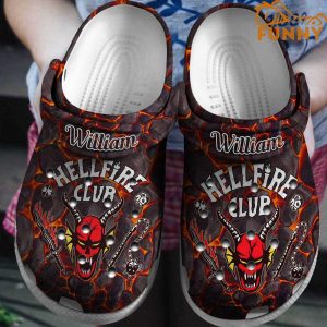 Customized Hellfire Club Stranger Things Crocs