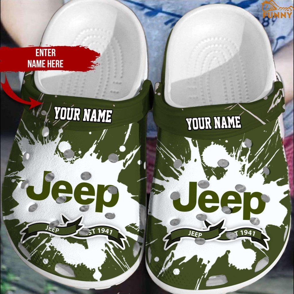Customized Jeep Crocs