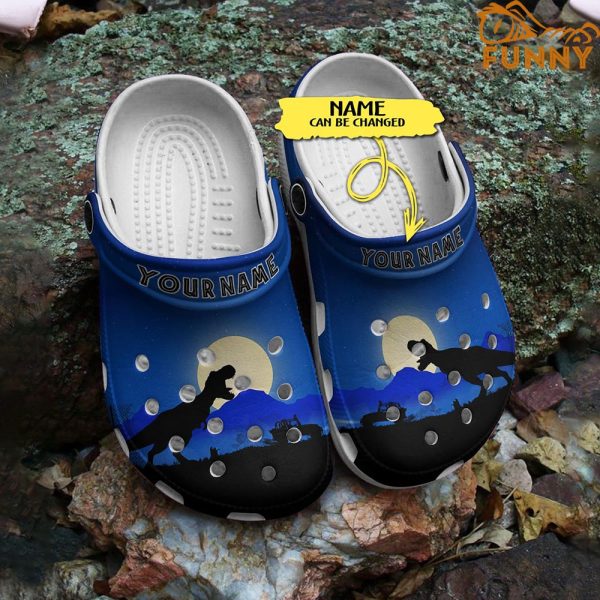 Customized Moonlight Dinosaur Crocs - Discover Comfort And Style Clog ...