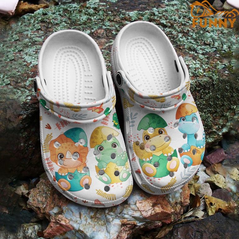 Cute Dinosaur Crocs - Discover Comfort And Style Clog Shoes With Funny ...