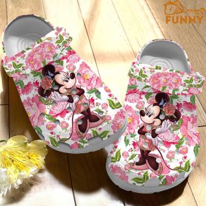 Disney Minnie Mouse Floral Crocs 3