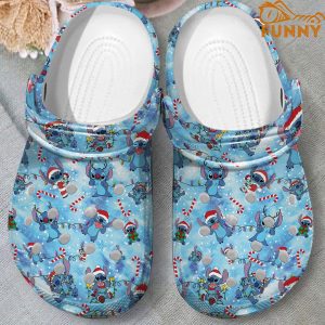 Disney Stitch Christmas Crocs 3