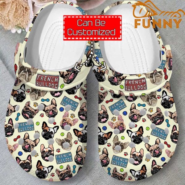 French Bulldog Pattern Crocs Classic Clog - Discover Comfort And Style ...