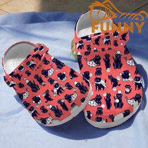 Funny Cats Red Crocs Crocband Shoes 2