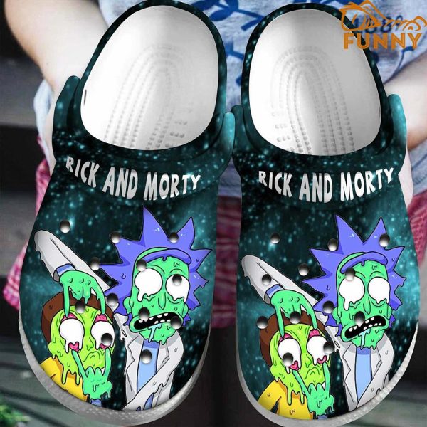 Funny Hypebeast Rick And Morty Crocs
