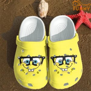 Funny SpongeBob Glasses Crocs