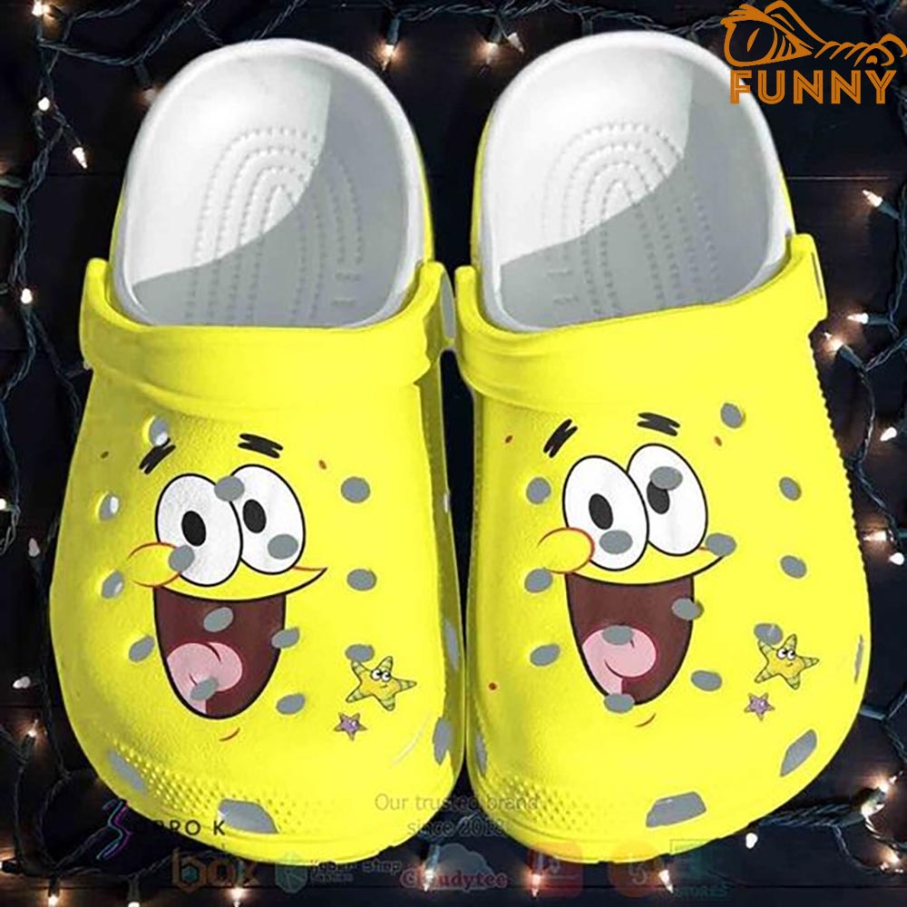 Funny Spongebob Yellow Crocs