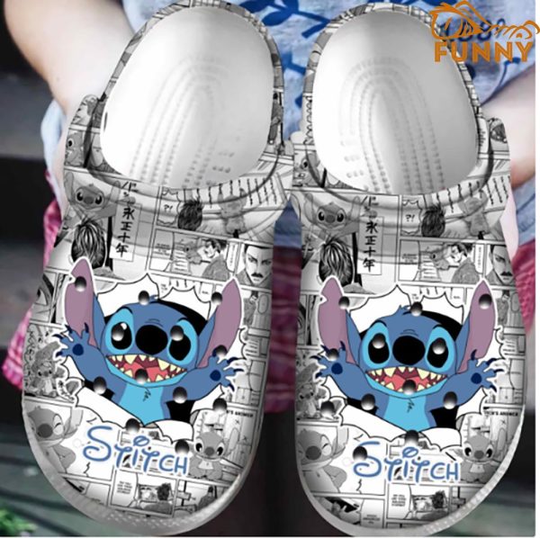 Funny Stich Disney Crocs - Discover Comfort And Style Clog Shoes With ...
