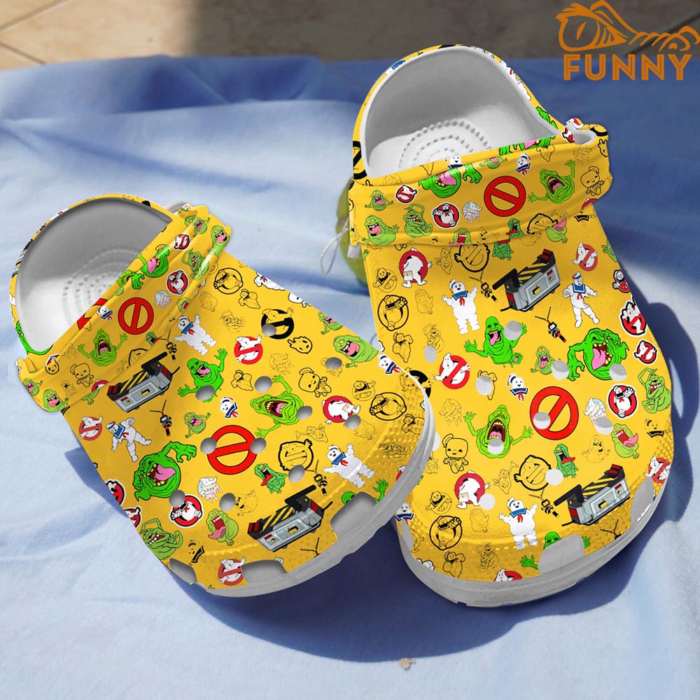 Ghostbusters Yellow Crocs - Step into style with Funny Crocs