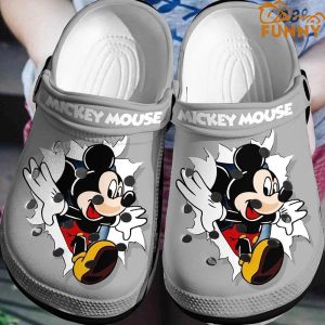 Grey Mickey Mouse Disney Crocs
