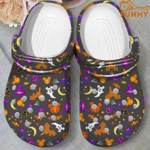 Halloween Light Black Disney Crocs 3