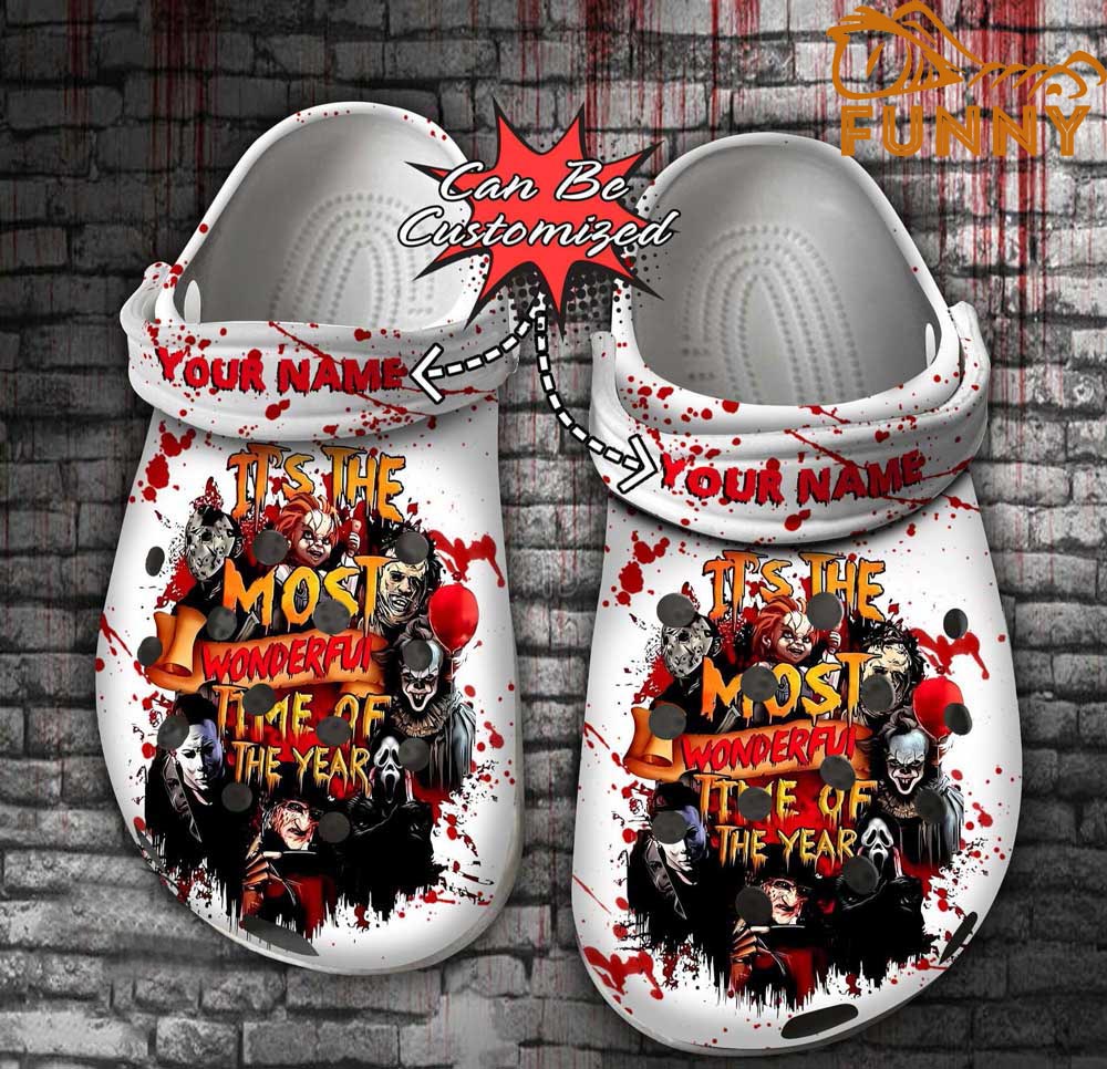 Personalized Horror Characters Crocs Halloween