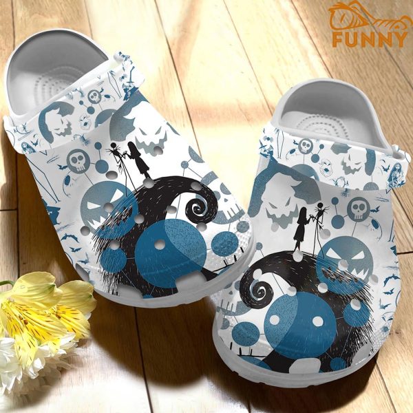 Jack And Sally Nightmare Before White Crocs - Discover Comfort And ...