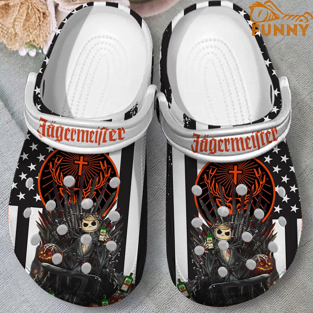 Jack Skellington Jagermeister Halloween Crocs - Discover Comfort And ...