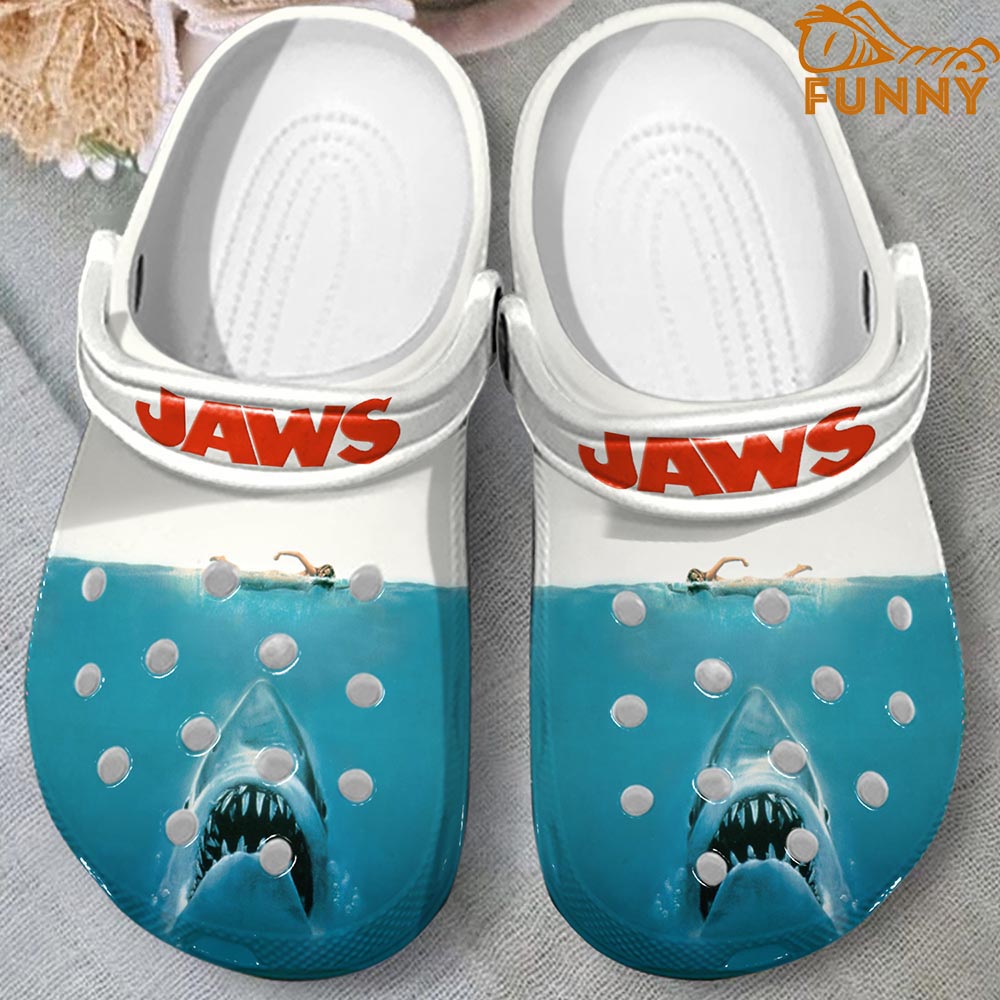 Jaws Blue Shark Crocs - Step into style with Funny Crocs