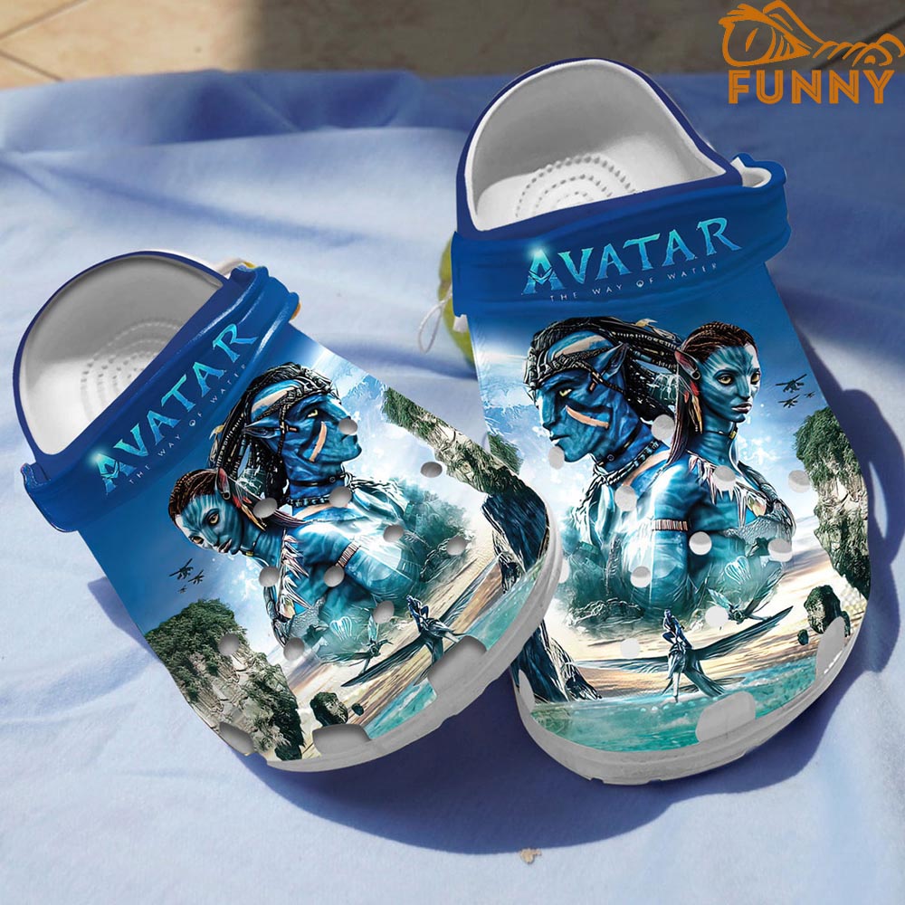 Movie Avatar The Way of Water Blue Crocs