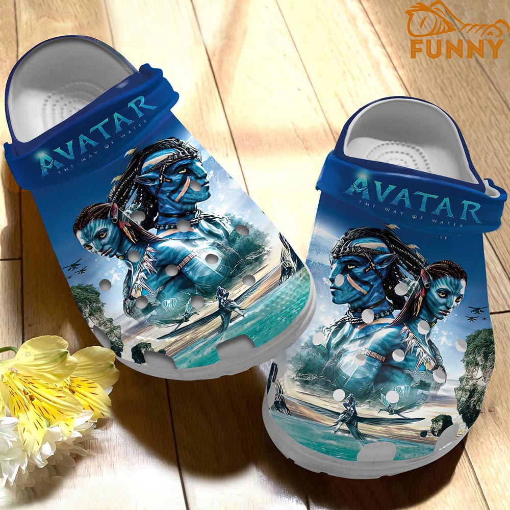 Movie Avatar The Way of Water Blue Crocs - Discover Comfort And Style ...