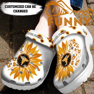 Nurse Symbol Sunflower Crocs 2