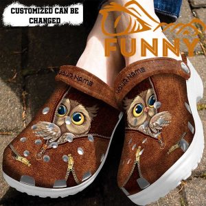 Customized Owl Crocs Classic Clog
