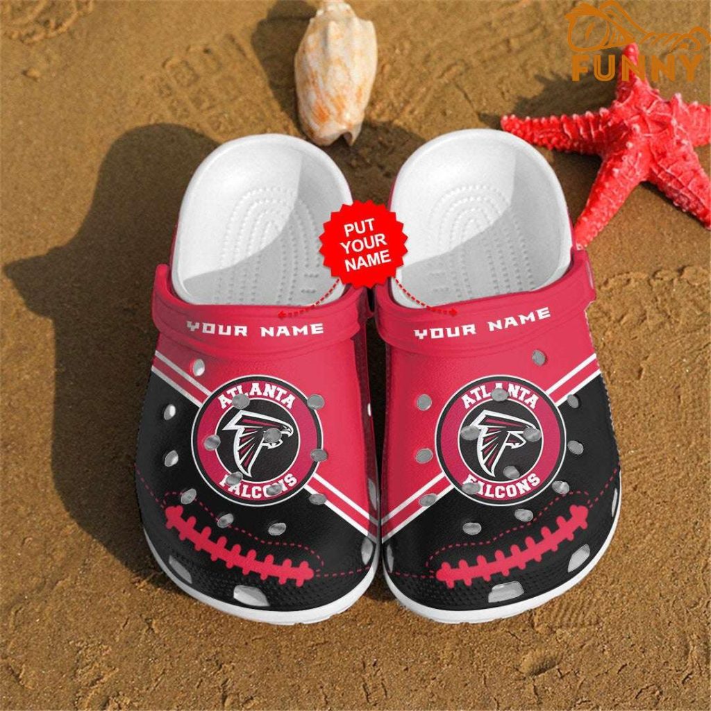 Personalized Atlanta Falcons Crocs Crocband Shoes