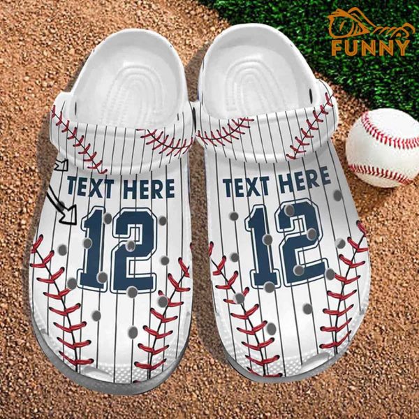 Personalized Baseball Crocs