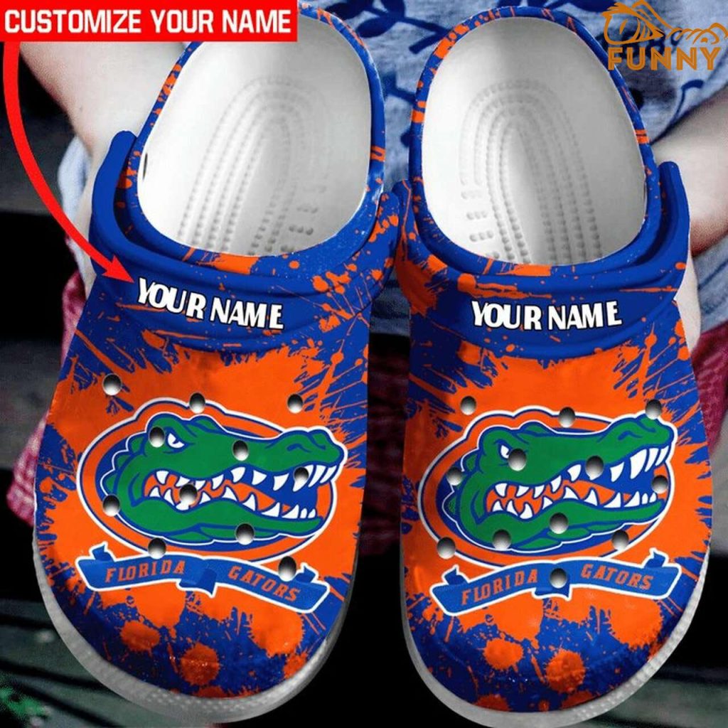 Personalized Florida Gators Football Crocs
