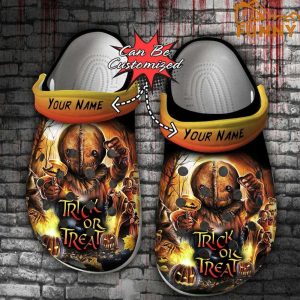 Personalized Trick Or Treat Crocs Halloween