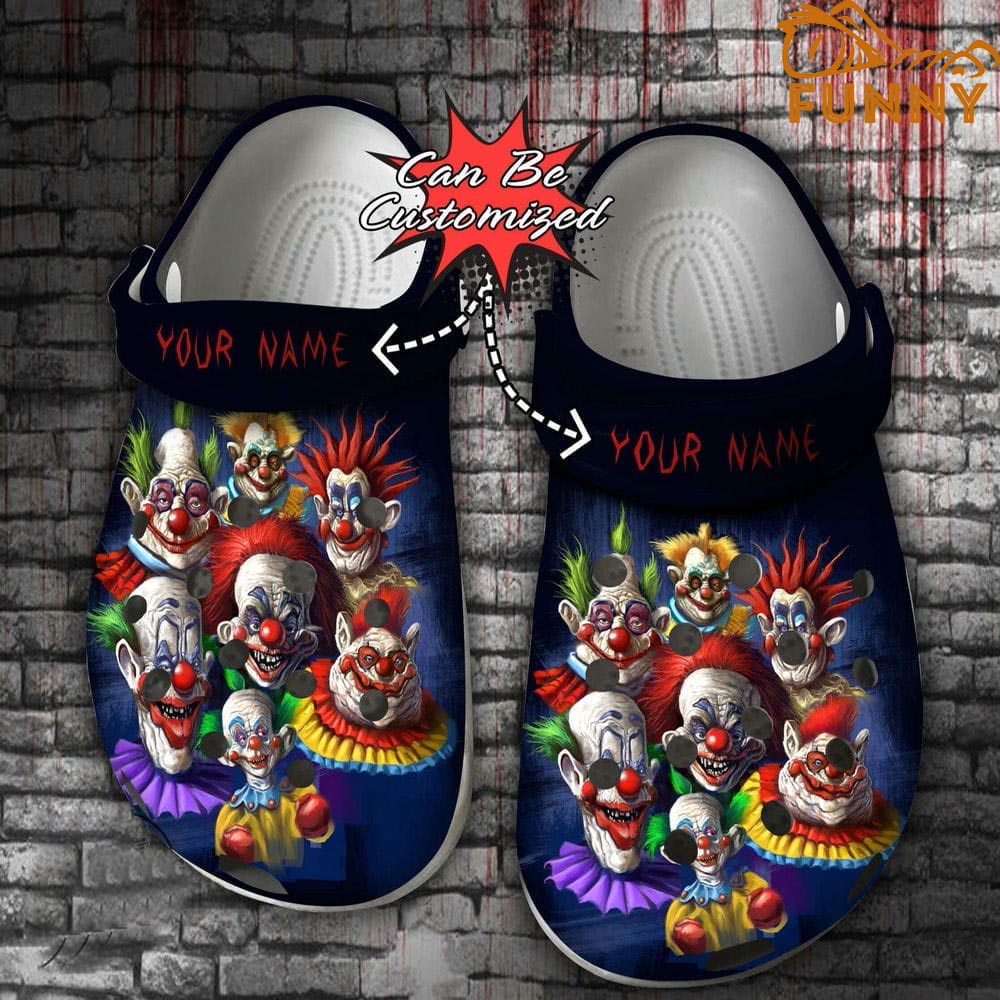 Personalized Killer Klowns From Outer Space Crocs Halloween