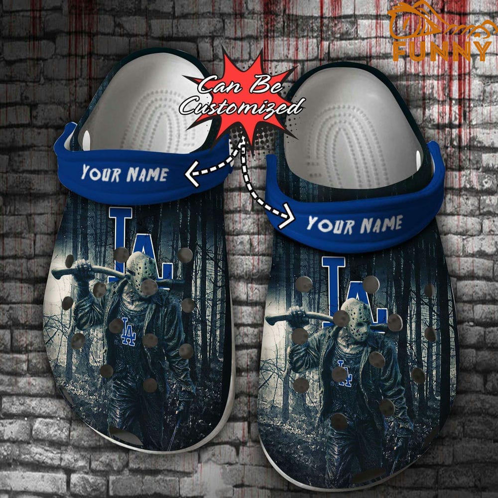 Personalized Los Angeles Dodgers Clog Shoes, Halloween Crocs
