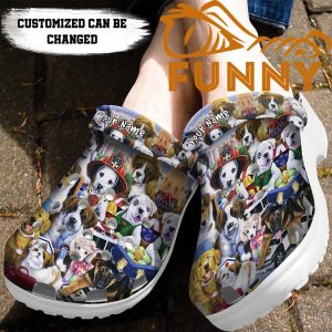 Personalized Nurse Working Puppies Crocs Classic Clog 2